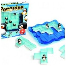 Pinguinos sobre hielo