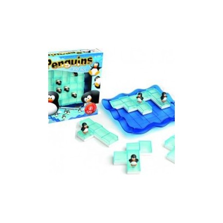 Pinguinos sobre hielo