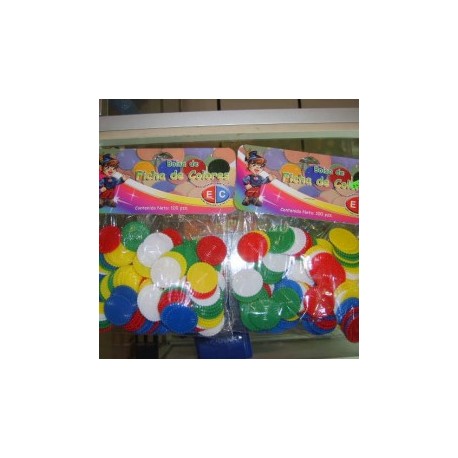 Bolsa de fichas de colores