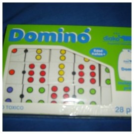 Domino de puntos de colores
