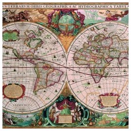 5000 piezas mapa antiguo