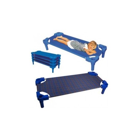 Camita para siesta apilable